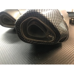 BO Racing Parts Endschalldämpfer Titan/ Carbon - SONDERPREIS